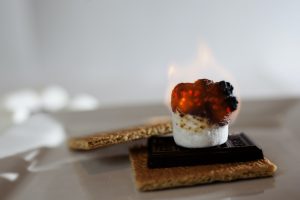 marshmallow smore’s on fire